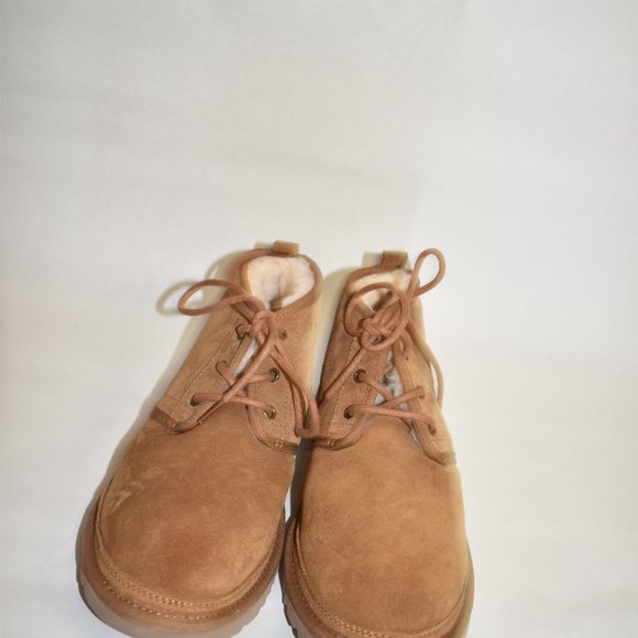 NEW UGG NEUMEL CHUKKA BOOT SHEARLING CHESTNUT WINTER 10 (D24) - Picture 3 of 8